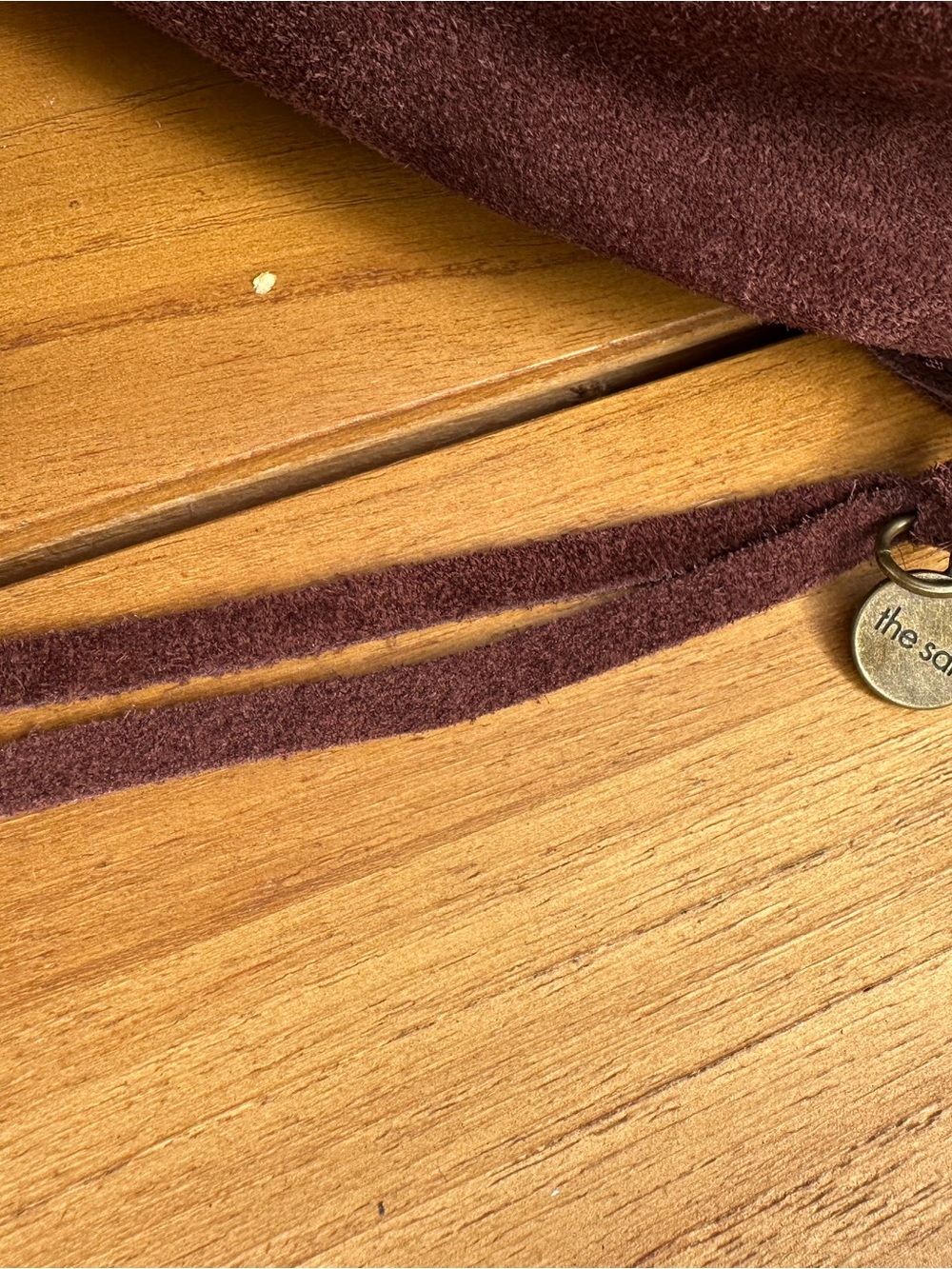 The Sak Suede Shoulder Bag in Dark Brown - Picture 4 of 4